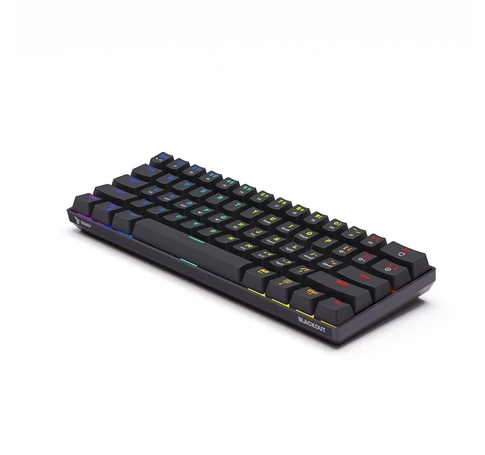 SAVIO Mechanical Keyboard BLACKOUT Blue (Outemu Blue), black