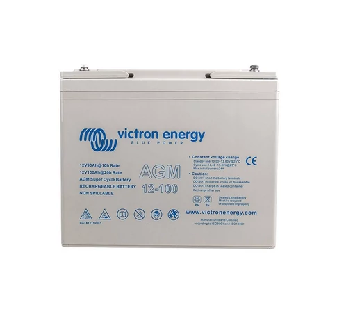 Battery VICTRON ENERGY AGM Super Cycle 12V/100Ah M6 (BAT412110081)