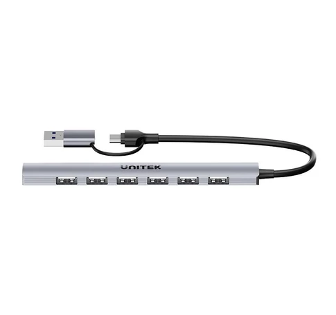 Unitek H1209AGY01 USB-A 5Gbps 7in1 USB hub