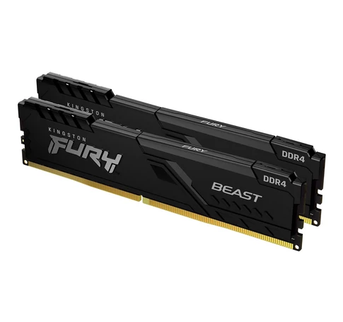 Kingston Technology FURY Beast 16GB 3200MT/s DDR4 CL16 DIMM (Kit of 2) Black