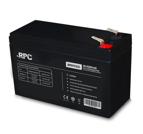 NJOY RPC GP07121L Akkumulátor 12V, 20.02W, gondozásmentes T1/F1