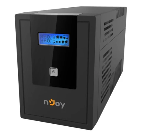NJOY Szünetmentes 2000VA - Cadu 2000 (4 Schuko, line-interaktív, RJ11/45 vonalvédelem(1Gb/s), fekete)