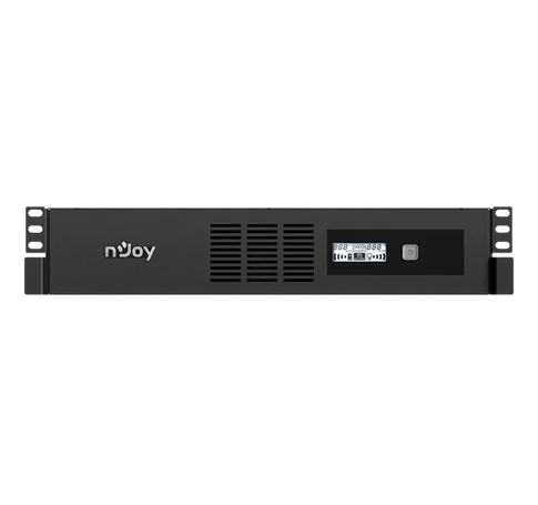 NJOY Szünetmentes Code 600, 600VA, 360W, Line-Interactive, rack (2U), LCD display