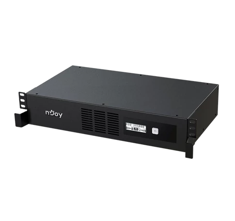 NJOY Szünetmentes Code 800, 800VA, 480W, Line-Interactive, rack (2U), LCD display