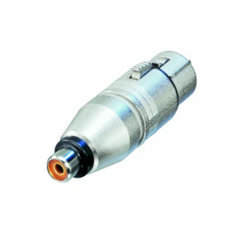 3 pólusú XLR anya – RCA / phono aljzat