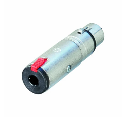 XLR-Adapter XLR 3-Pólusú Aljzat - 6.35 mm-es Aljzat Ezüst