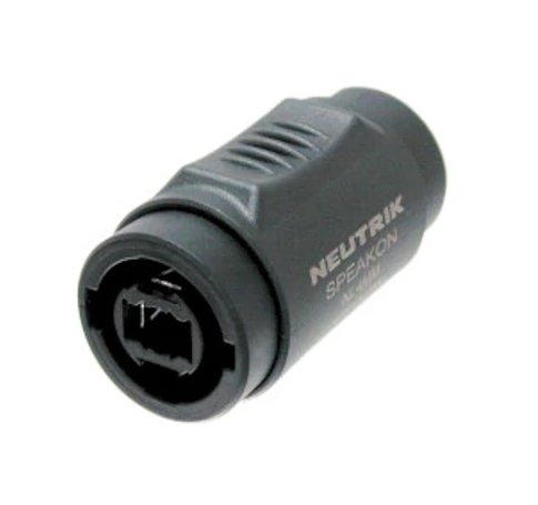 Zárható 4 pólusú speakON adapter