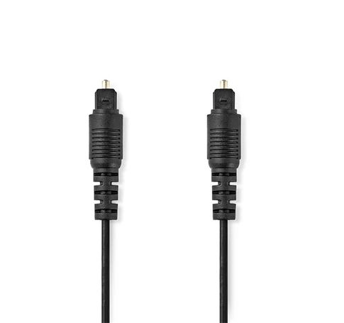 Nedis CAGL25000BK50 optikai audio kábel, TosLink dugó, hossz 5m