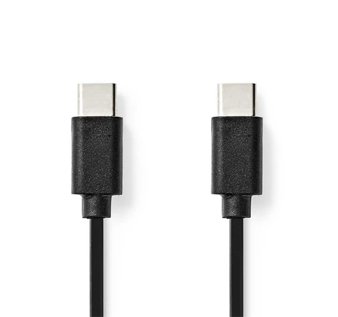 Nedis CCGL60700BK10 USB C - USB C (USB-C) kábel, USB2.0, 60W, hossz 1m