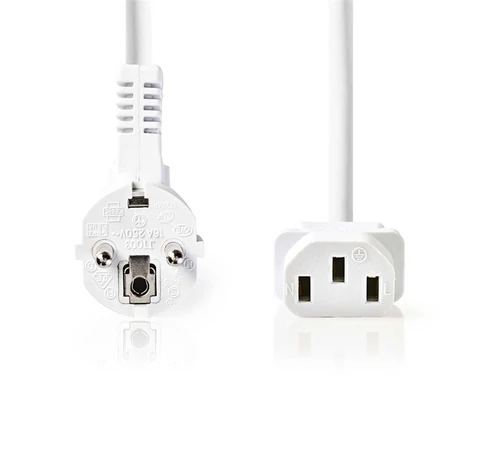 Nedis CEGL10000WT30 táp kábel IEC-320-C13, 3 x 0.75 mm˛ hossz 3m, fehér
