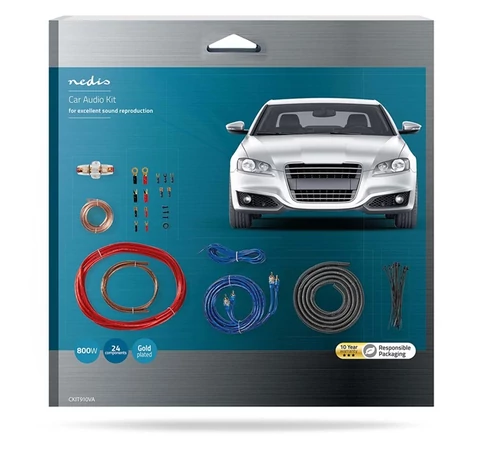 Nedis CKIT910VA autó HIFI kábel szett 800 W
