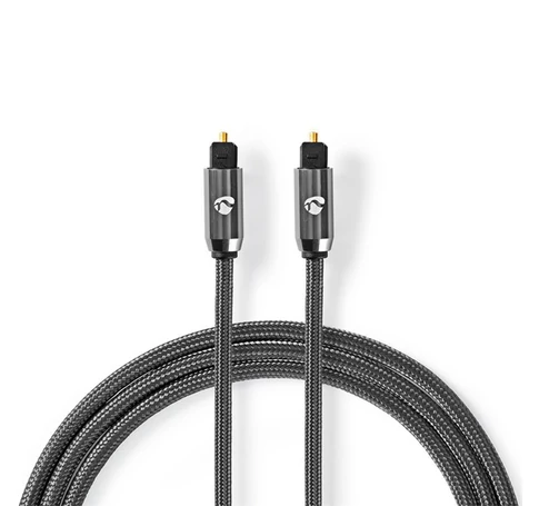 Nedis Profigold CATB25000GY10 optikai kábel, toslink, 1m