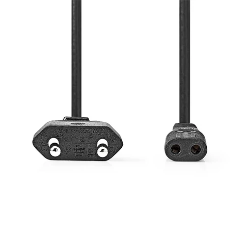 Nedis táp kábel IEC-320-C1, 2 x 0.75 mm˛, hossz 2m, CEGL11060BK20