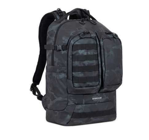 Rivacase Sherwood backpack Rucksack Camouflage, Navy Polyester, Polyurethane