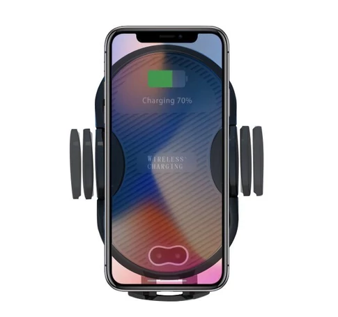 Techly Qi Wireless car charger with sucker with automatic adjustment