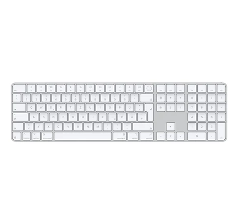 Apple Magic keyboard Universal USB + Bluetooth QWERTZ German White