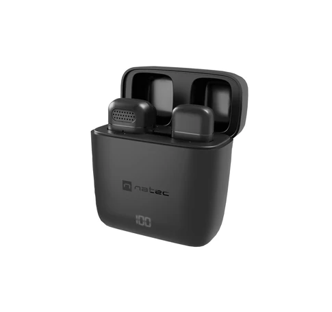 NATEC Hopper Black Lavalier/Lapel microphone