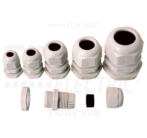 Gázmenetes tömítőszelence, műanyag  IP66, 37-44mm
