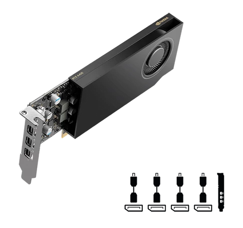 PNY Videokártya PCI-Ex16x nVIDIA Quadro RTX A400 4GB DDR6