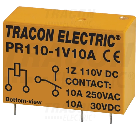 Print relé  110V DC / 1×CO (10A, 230V AC / 30V DC)