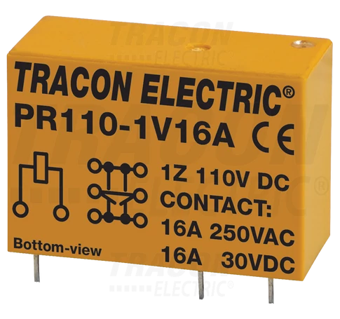 Print relé  110V DC / 1×CO (16A, 230V AC / 30V DC)