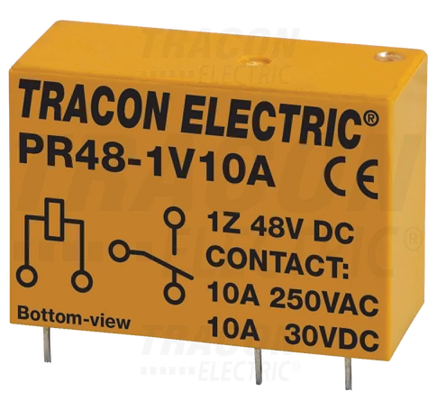 Print relé  48V DC / 1×CO (10A, 230V AC / 30V DC)