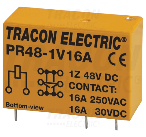 Print relé  48V DC / 1×CO (16A, 230V AC / 30V DC)