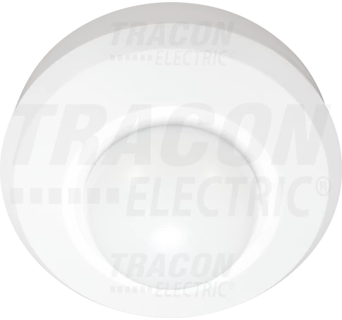Jelenlétérzékelő, fehér  230V, 50Hz, 360°, 1000W, 1-20m, 10s-30min, 3-2000lux, IP44