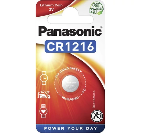 Panasonic CR1216 3V lítium gombelem 1db/csomag