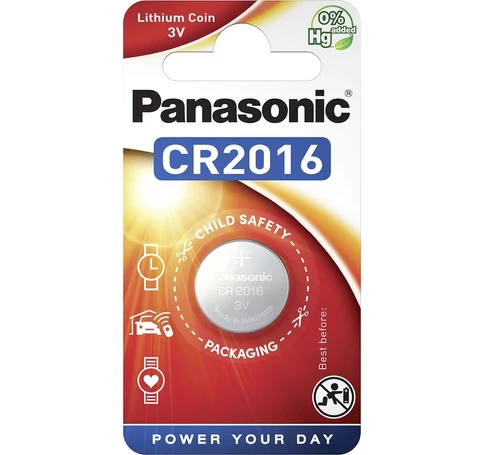 Panasonic CR2016 3V lítium gombelem 1db/csomag