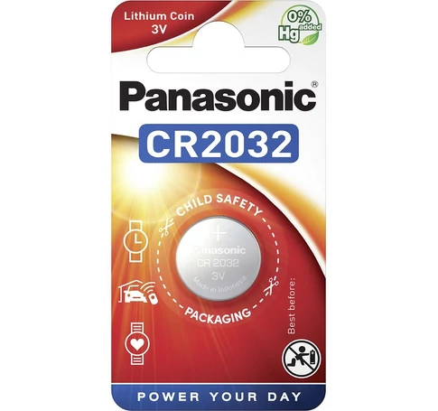 Panasonic CR2032 3V lítium gombelem 1db/csomag