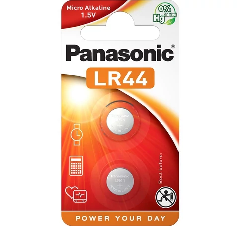 Panasonic LR-44EL/2B LR44 elem 1 db