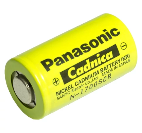 Panasonic N-1700SCR 1,2V 1750mAh Ni-Cd nagy áramú ipari akkumulátor cella