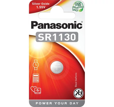 Panasonic SR-1130 1,55V ezüst-oxid óraelem 1db/csomag
