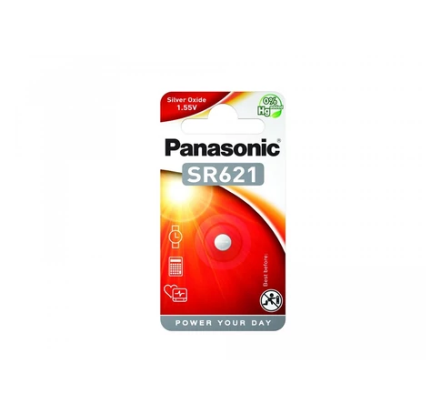 Panasonic SR-621 1,55V ezüst-oxid óraelem 1db/csomag