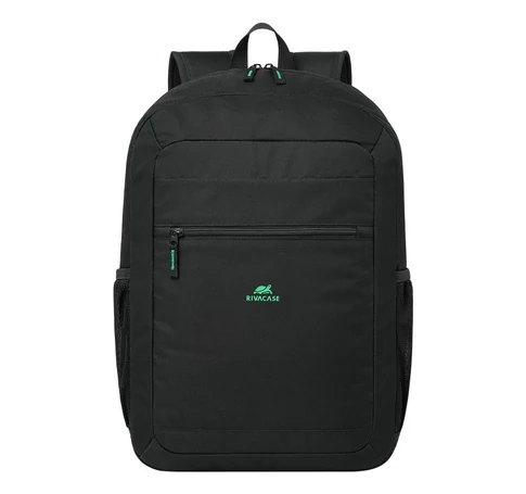Rivacase Gremio backpack City backpack Black Polyester, Recycled polyethylene terephthalate (rPET)