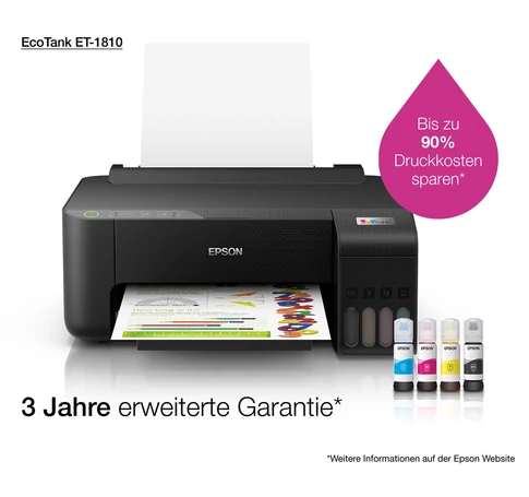 Epson EcoTank ET-1810 inkjet printer Colour 5760 x 1440 DPI A4 Wi-Fi