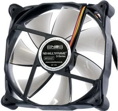 Noiseblocker Multiframe M12-PS Computer case Fan 12 cm Black