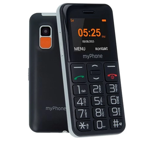 myPhone Halo Easy 4.32 cm (1.7") 70 g Black, Grey Entry-level phone