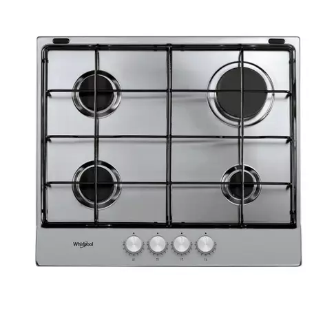 Whirlpool TGML 650 IX hob Silver Built-in Gas 4 zone(s)