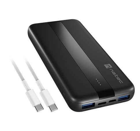 NATEC TREVI SLIM Q V2 Lithium Polymer (LiPo) 10000 mAh Black