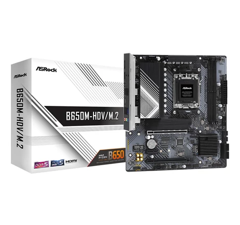 Asrock B650M-HDV/M.2 AMD B650 Socket AM5 micro ATX