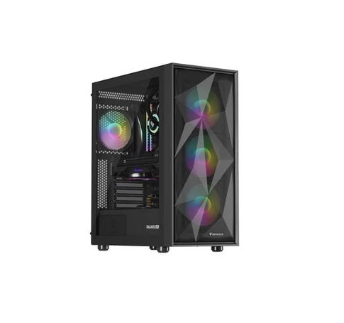 HOUSING GENESIS DIAXID 605 ARGB MIDI TOWER WITH USB-C WINDOW BLACK