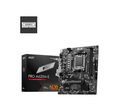 MSI PRO A620M-E motherboard AMD A620 Socket AM5 micro ATX
