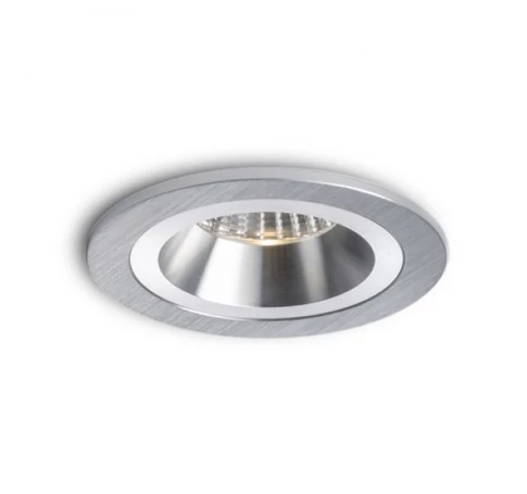 MAYDAY CC süllyesztett lámpa szálcsiszolt alumínium 230V/700mA LED 9W 2700K