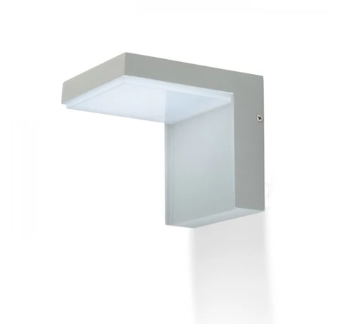 VECINO fali lámpa ezüstszürke 230V LED 5W IP54 3000K