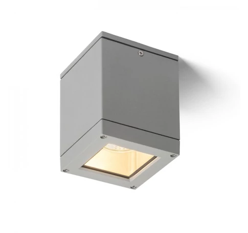 QUADRA M mennyezeti lámpa ezüstszürke 230V E27 75W IP54