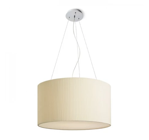 LALO 55 függő lámpa krémfehér matt nikkel 230V E27 3x42W