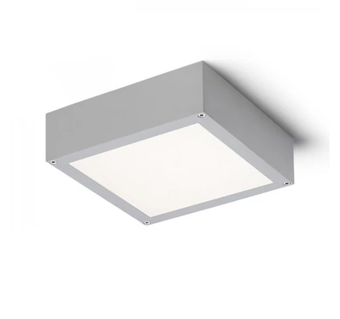 SCOTT mennyezeti lámpa ezüstszürke 230V LED 9.8W IP54 3000K