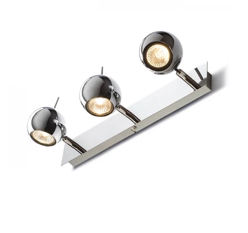 GLOSSY III   króm 230V LED GU10 3x8W